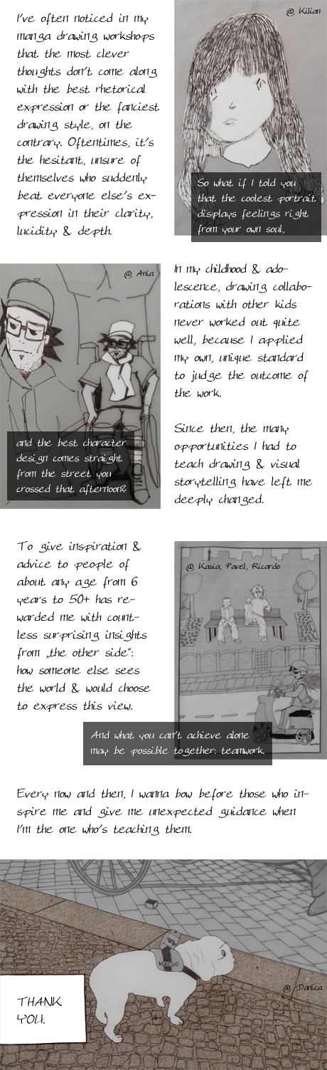 manga comic drawing storytelling workshops