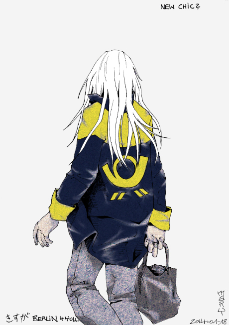 Berlin street fashion chic manga style