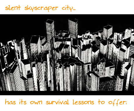 Hong Kong filmic tribute skyline