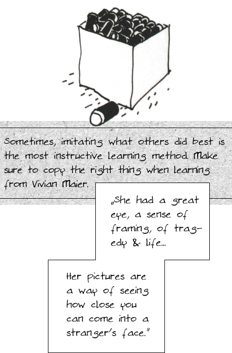 Learning from Vivian Maier creativity imitate to learn