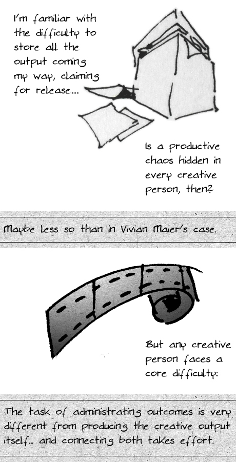 Vivian Maier creativity productive output chaos