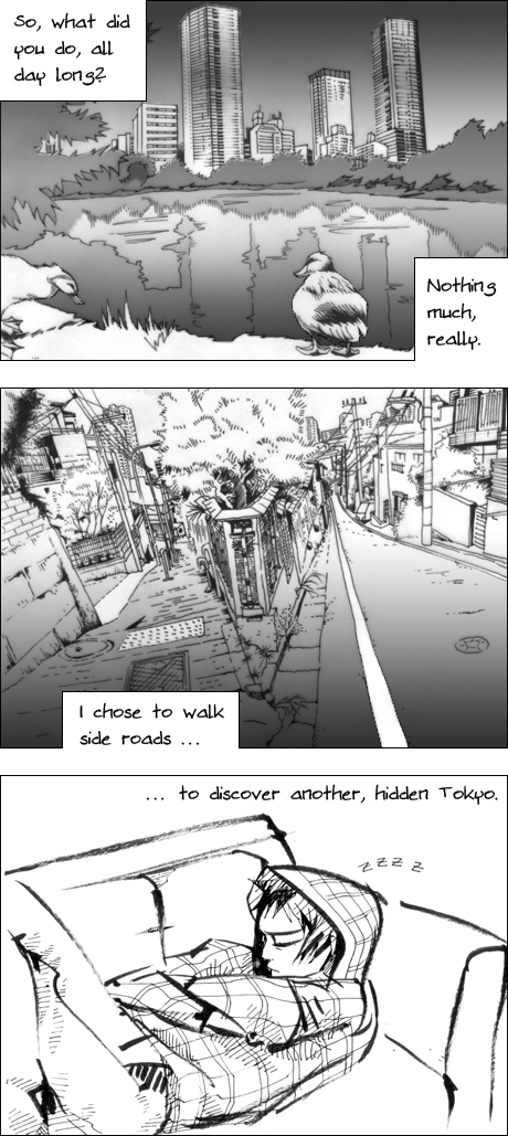 Concrete Dreams Tokyo manga Wandering Ueno FujimiZakaSlope