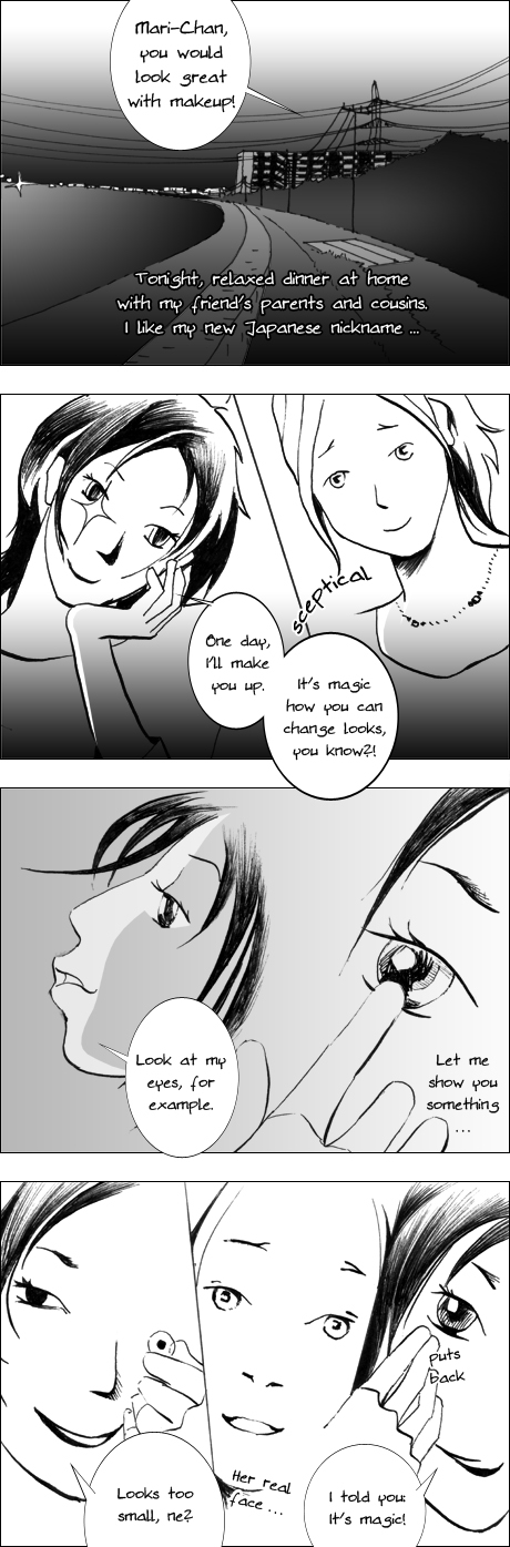 Tokyo Mosaic urban manga faces