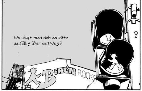 slice of life freelancer comic 13 urban encounter happens in Berlin