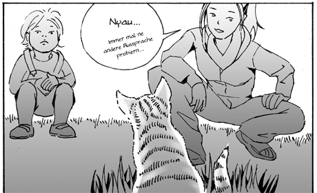 slice of life freelancer comic 26 patience to attract a shy cat